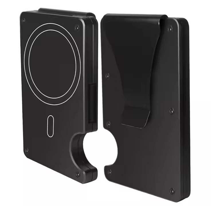 MagSafe Metal RFID Wallet with Money Clip (1) MagSafe Metal RFID Wallet with Money Clip (1)