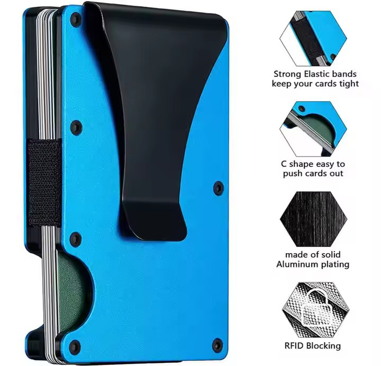 Minimalist RFID Wallet with Built-in AirTag Holder (3) Minimalist RFID Wallet with Built-in AirTag Holder (3)