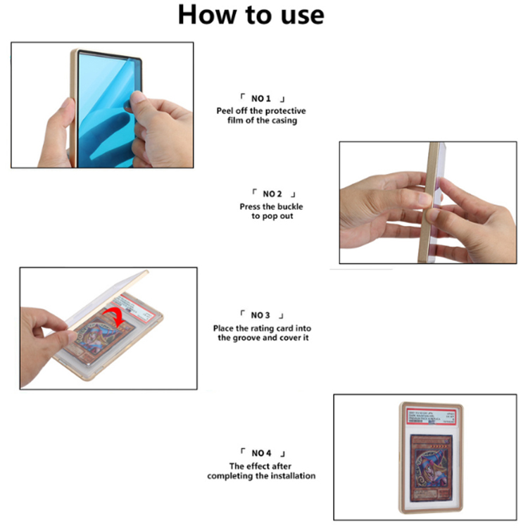 Pokemon Grading Bumper Guard Slab Protector Case (6) Pokemon Grading Bumper Guard Slab Protector Case (6)