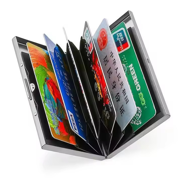 Durable Metal Credit Card Wallet Holder (5) Durable Metal Credit Card Wallet Holder (5)