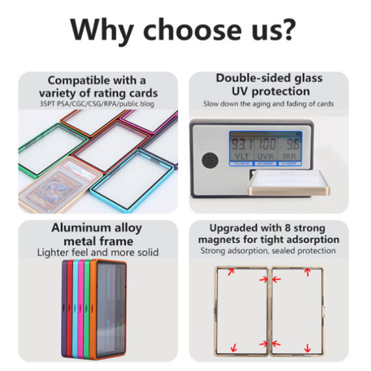 Pokemon Grading Bumper Guard Slab Protector Case (4) Pokemon Grading Bumper Guard Slab Protector Case (4)