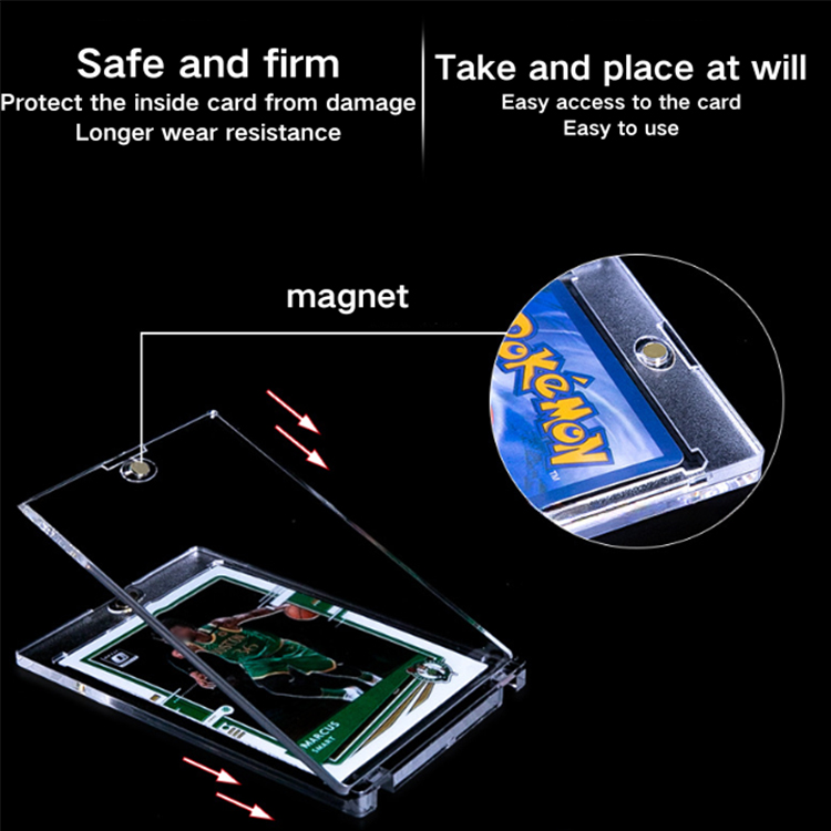 UV Protection Strong Magnetic Trading Card Holder (2) UV Protection Strong Magnetic Trading Card Holder (2)