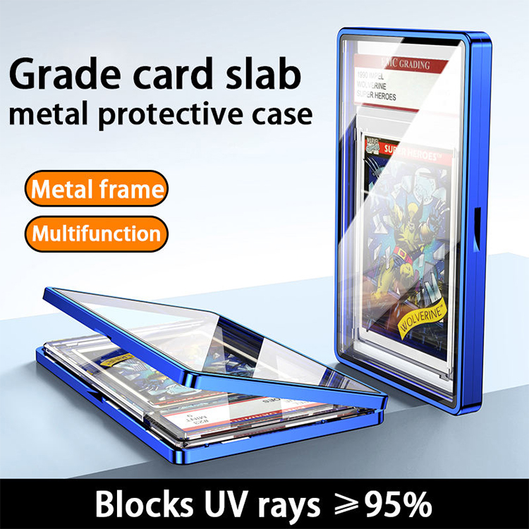 Metal Magnetic Graded Card Display Holder Case (3) Metal Magnetic Graded Card Display Holder Case (3)