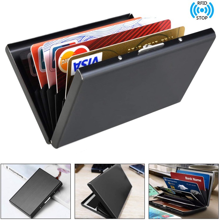 Durable Metal Credit Card Wallet Holder (8) Durable Metal Credit Card Wallet Holder (8)
