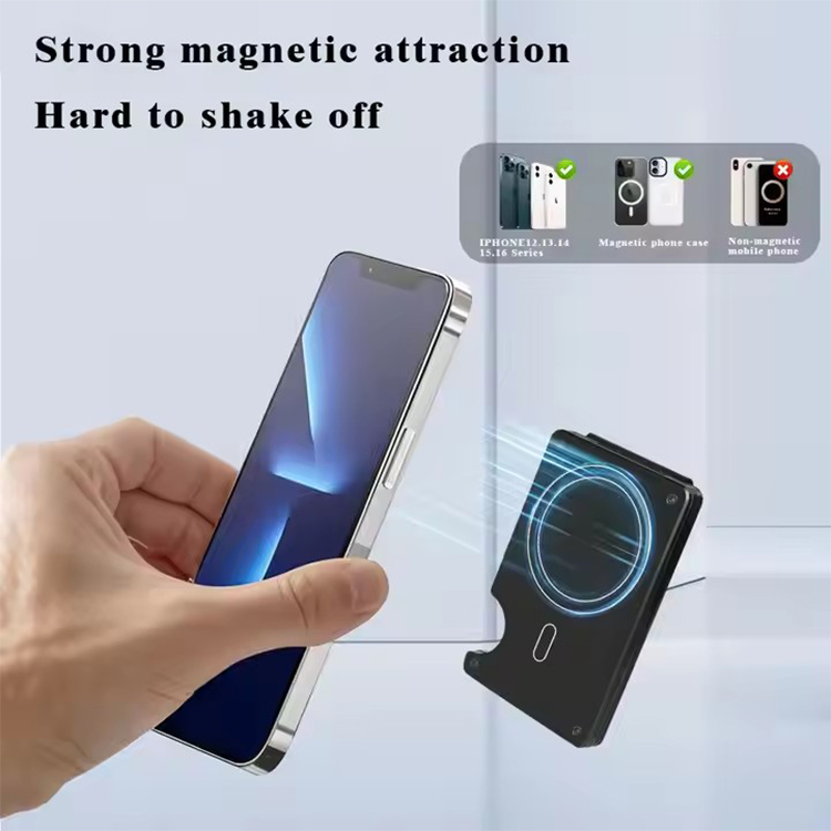 MagSafe Metal RFID Wallet with Money Clip (4) MagSafe Metal RFID Wallet with Money Clip (4)