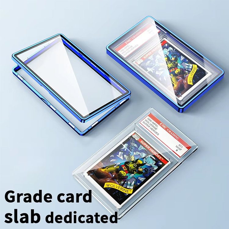 Metal Magnetic Graded Card Display Holder Case (7) Metal Magnetic Graded Card Display Holder Case (7)