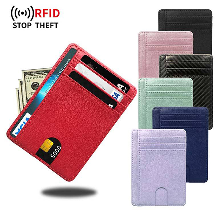Ultra-Thin Leather RFID Credit Card Holder (1) Ultra-Thin Leather RFID Credit Card Holder (1)