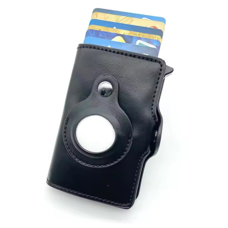 Slim Crazy Horse Leather Wallet with Coin Pocket (3) Slim Crazy Horse Leather Wallet with Coin Pocket (3)