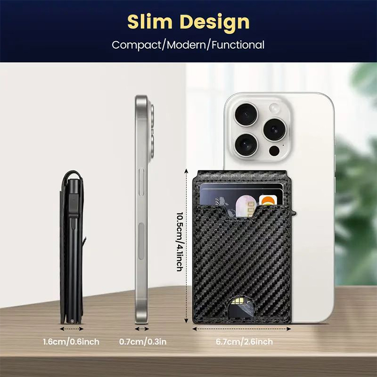 Leather Bifold RFID Wallet with Money Clip (2) Leather Bifold RFID Wallet with Money Clip (2)