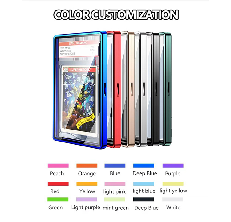 Metal Magnetic Graded Card Display Holder Case (6) Metal Magnetic Graded Card Display Holder Case (6)