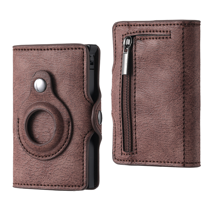Slim Crazy Horse Leather Wallet with Coin Pocket (1) Slim Crazy Horse Leather Wallet with Coin Pocket (1)