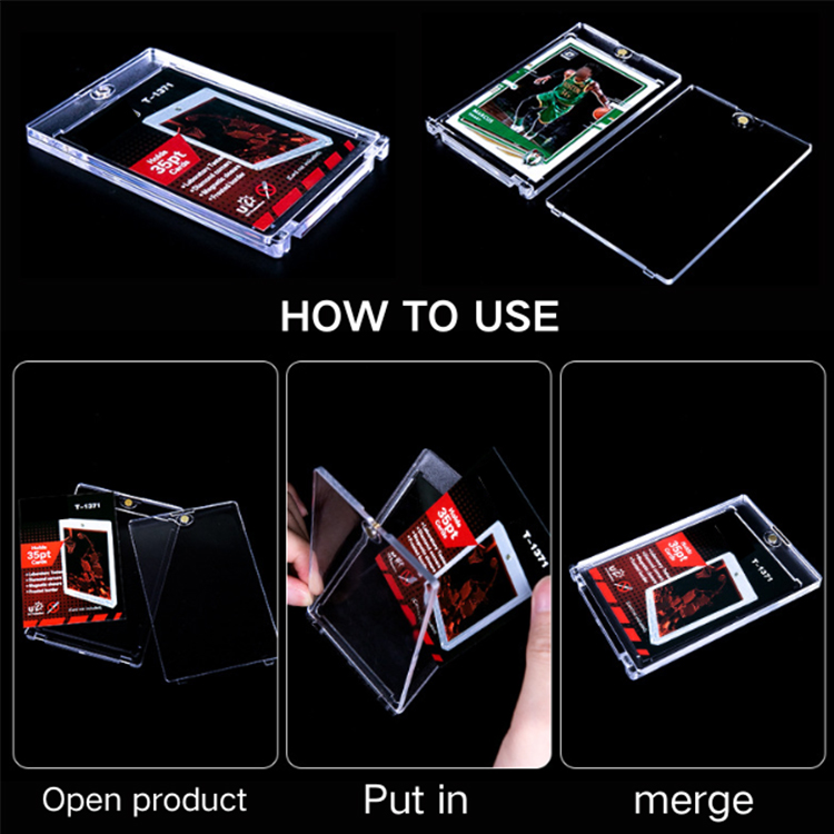 UV Protection Strong Magnetic Trading Card Holder (3) UV Protection Strong Magnetic Trading Card Holder (3)