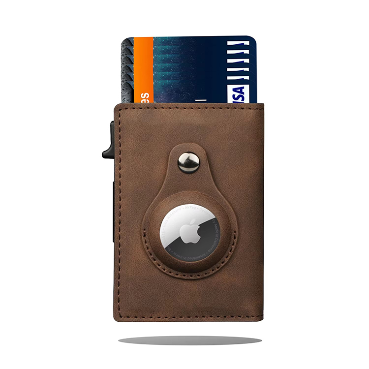 AirTag Leather RFID Trackable Front Pocket Wallet (1) AirTag Leather RFID Trackable Front Pocket Wallet (1)