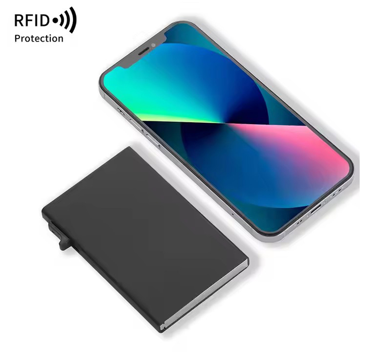 RFID protected Slim Pop-Up Card Holder (3) RFID protected Slim Pop-Up Card Holder (3)