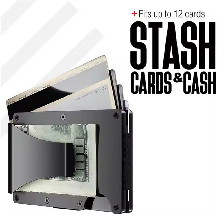 Minimalist RFID Wallet with Built-in AirTag Holder (6) Minimalist RFID Wallet with Built-in AirTag Holder (6)