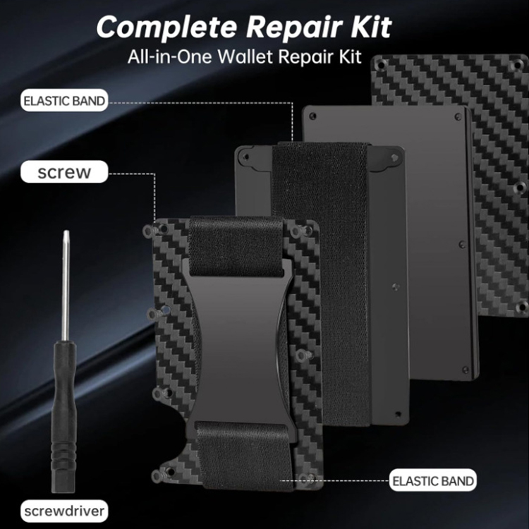 Metal Wallet Replacement Parts Cash Strap Accessories (2) Metal Wallet Replacement Parts Cash Strap Accessories (2)