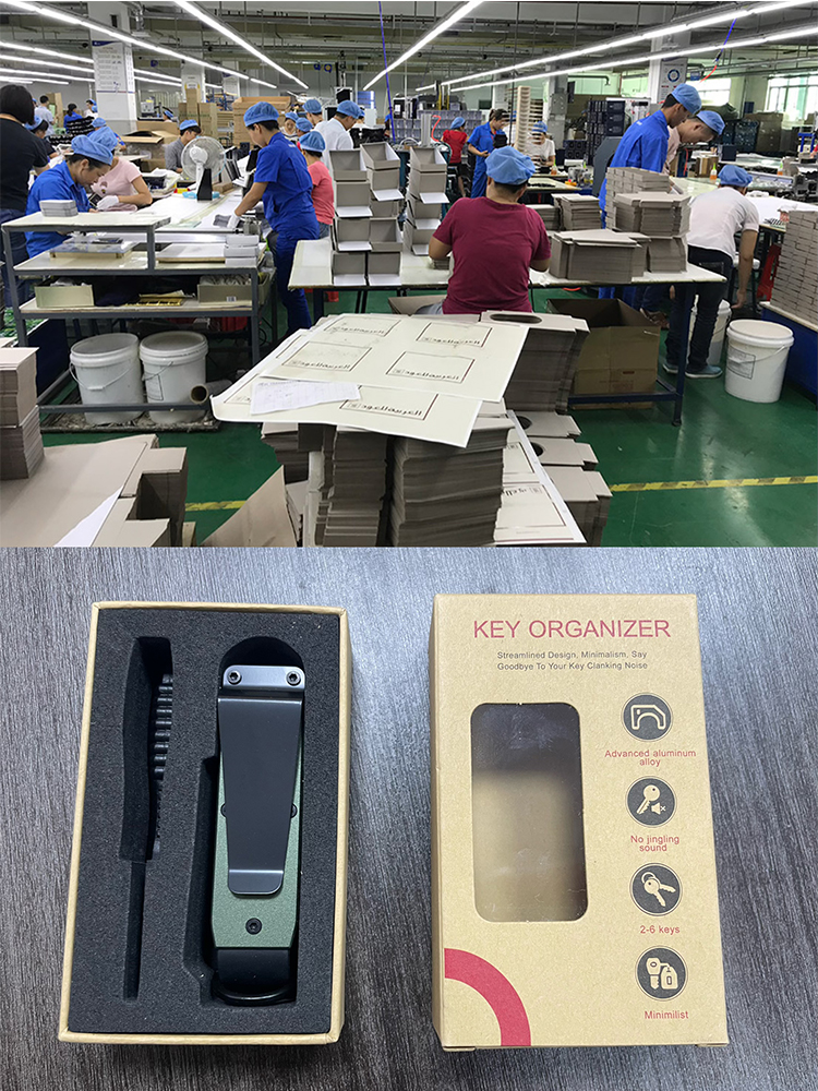 Smart Aluminum Alloy Compact Keychain Organizer (10) Smart Aluminum Alloy Compact Keychain Organizer (10)