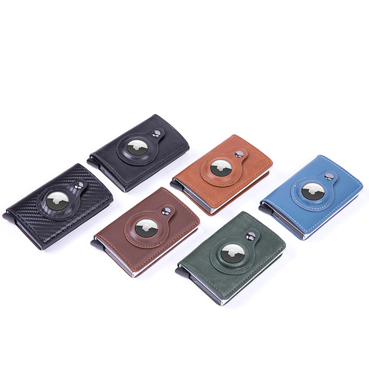 AirTag Carbon Fiber Leather RFID Pop-Up Wallet (7) AirTag Carbon Fiber Leather RFID Pop-Up Wallet (7)