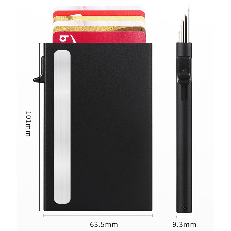 Slim Metal Pop-Up RFID Blocking Card Wallet (3) Slim Metal Pop-Up RFID Blocking Card Wallet (3)