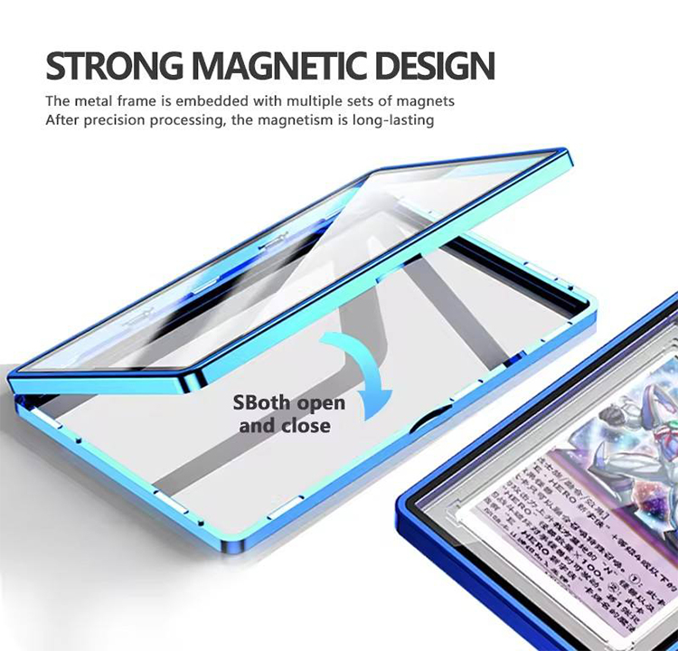 Metal Magnetic Graded Card Display Holder Case (4) Metal Magnetic Graded Card Display Holder Case (4)