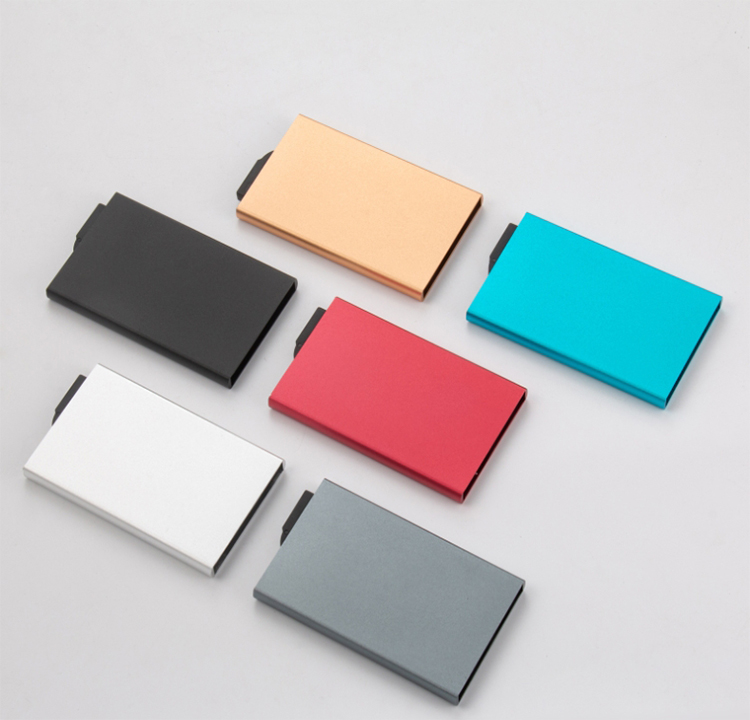 Pop-Up RFID Metal Credit Card Holder Wallet (3) Pop-Up RFID Metal Credit Card Holder Wallet (3)