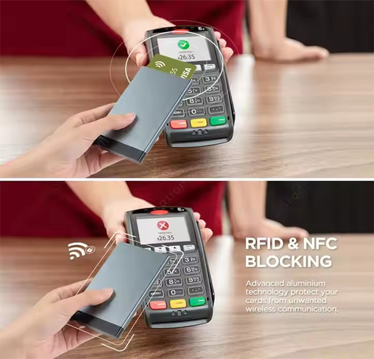 Minimalist Pop-Up Slim RFID Metal Wallet (3) Minimalist Pop-Up Slim RFID Metal Wallet (3)