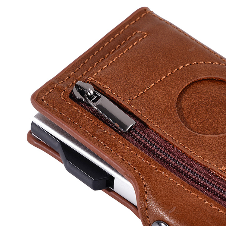 AirTag Pop-Up RFID Leather Wallet with Coin Pocket (4) AirTag Pop-Up RFID Leather Wallet with Coin Pocket (4)