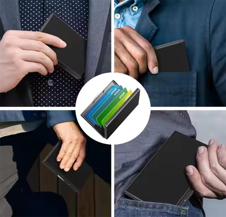 Durable Metal Credit Card Wallet Holder (7) Durable Metal Credit Card Wallet Holder (7)