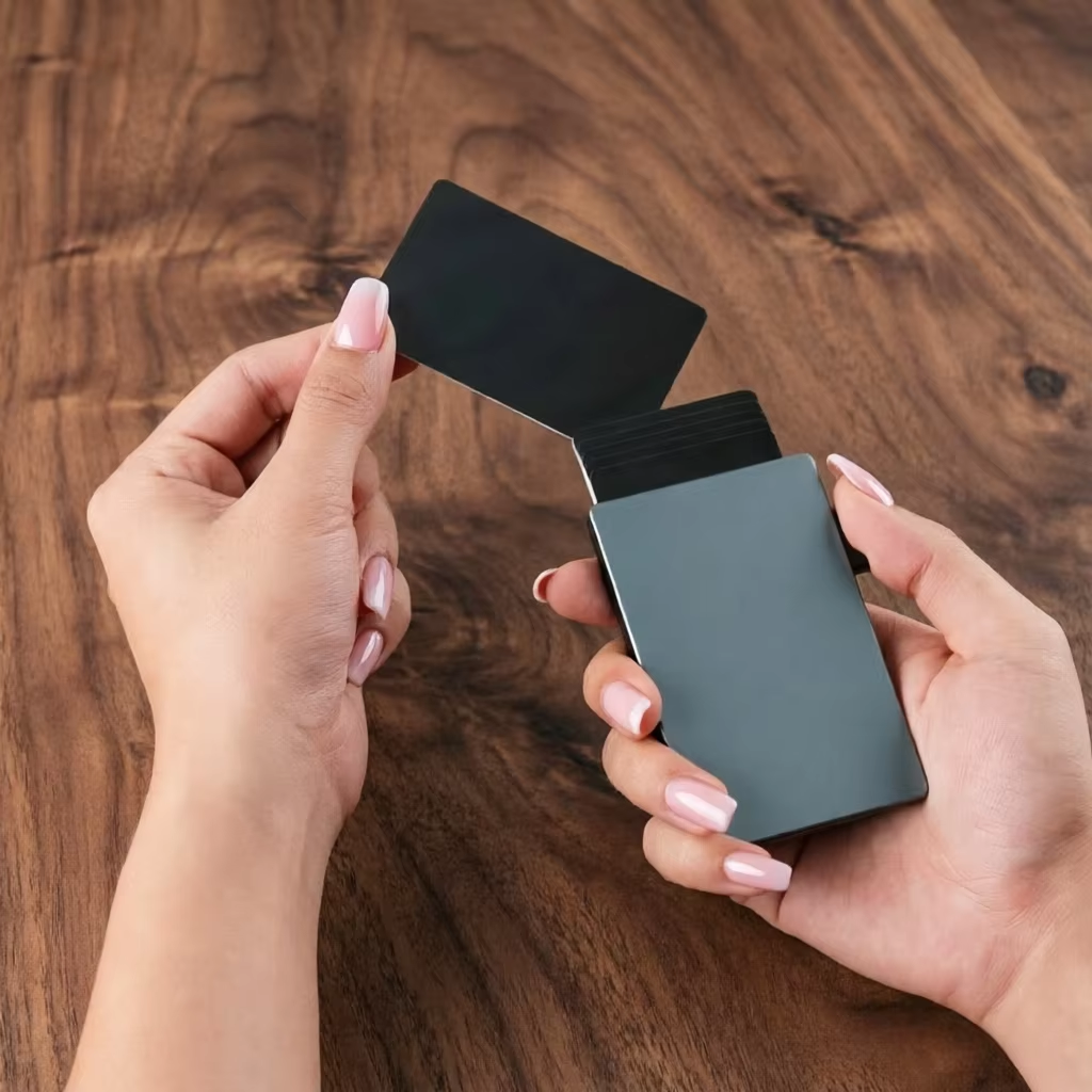 black card holder+4
