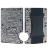 Durable Stonewash Titanium RFID Wallet with Clip
