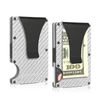 Carbon Fiber RFID Card Wallet with Clip