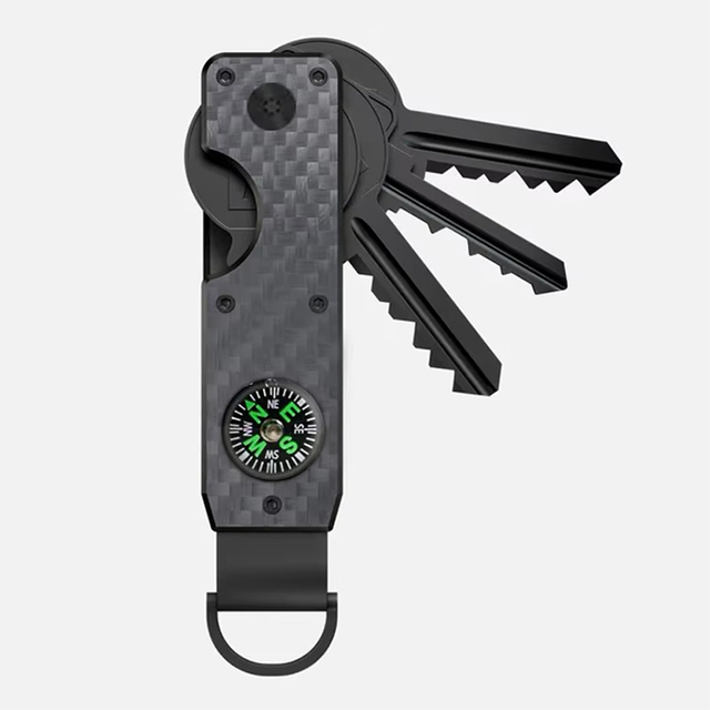 Smart Compact Key Organizer With Compass