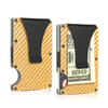 Carbon Fiber RFID Card Wallet with Clip