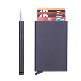 Slim Pop-Up RFID Minimalist Credit Card Holder