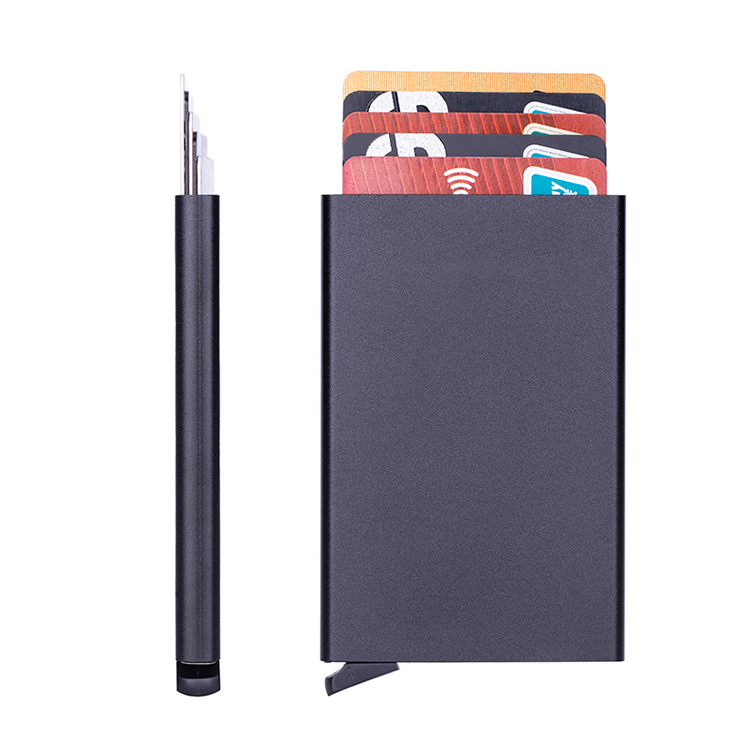 Slim Pop-Up RFID Minimalist Credit Card Holder