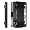 Carbon Fiber Metal RFID Wallet with Strap