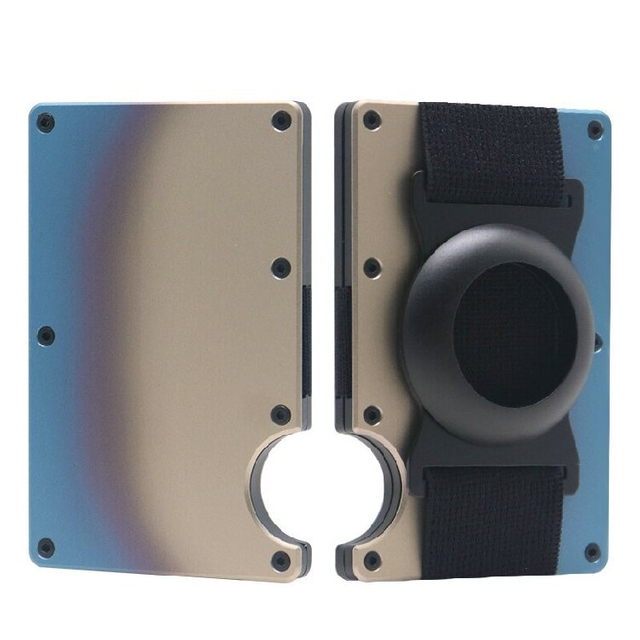 Minimalist RFID Wallet Strap with Smart Tracker