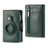 Slim Crazy Horse Leather Wallet with Coin Pocket