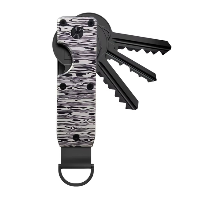 Smart Aluminum Alloy Compact Keychain Organizer