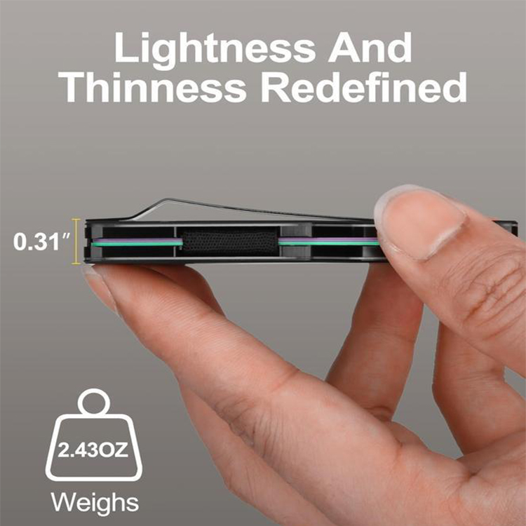 MagSafe Aluminum card Wallet With GPS Tracker (5)