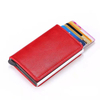 Leather Pop-Up RFID Blocking Credit Card Holder