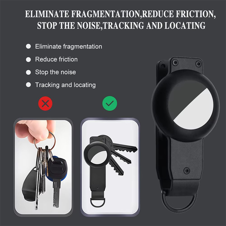 Smart Key Organizer With AirTag GPS Tracker (2)