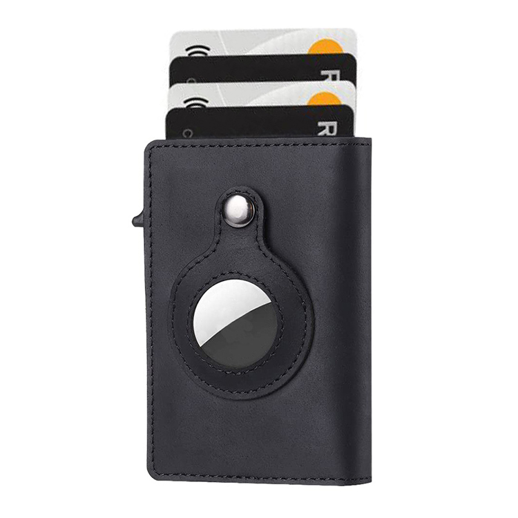 AirTag Leather RFID Trackable Front Pocket Wallet