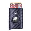 AirTag Carbon Fiber Leather RFID Pop-Up Wallet