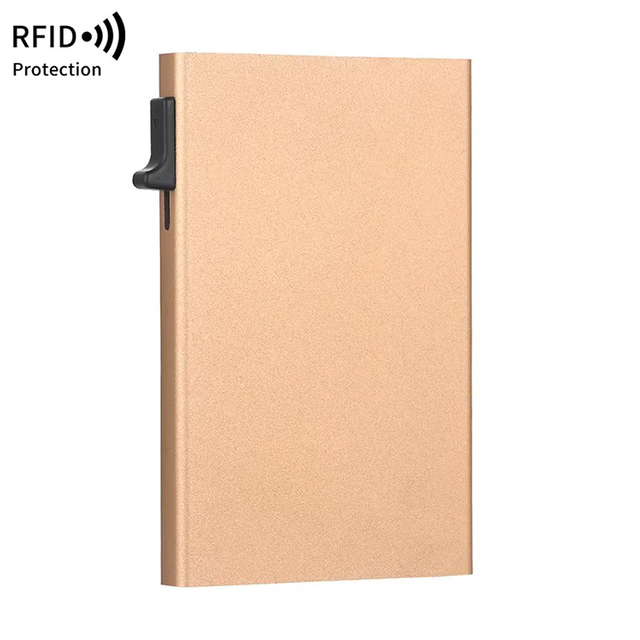 RFID protected Slim Pop-Up Card Holder