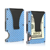 Carbon Fiber RFID Card Wallet with Clip