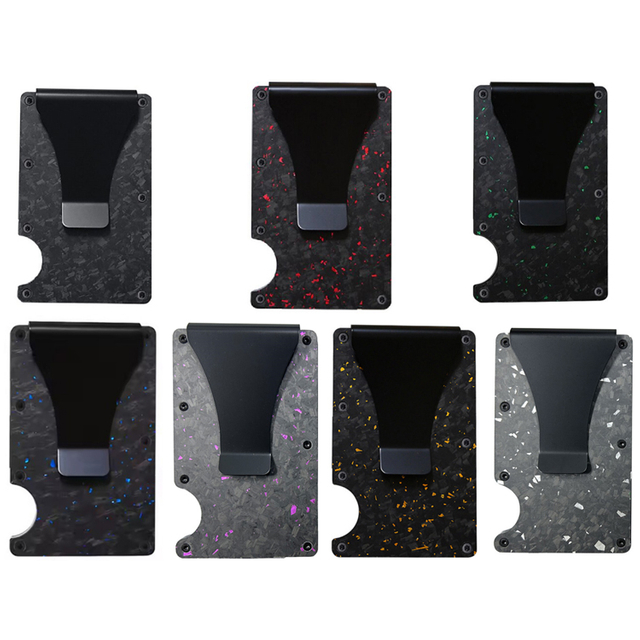 Forged Ember Carbon Fiber RFID Billfold Wallet