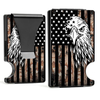 Minimalist American Flag Metal RFID Wallet