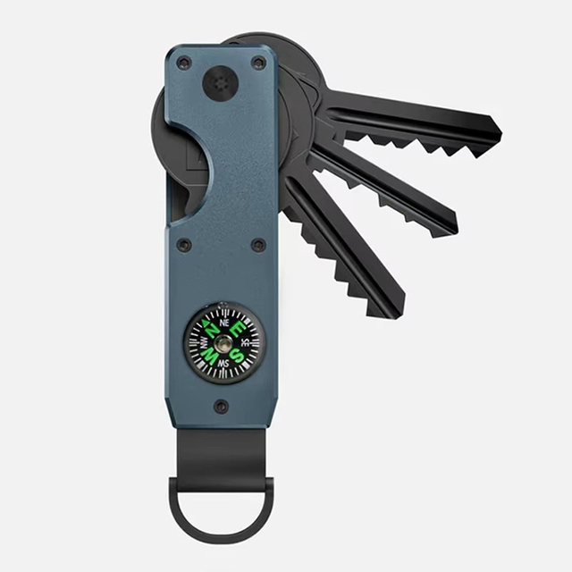 Smart Compact Key Organizer With Compass