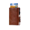 AirTag Pop-Up RFID Leather Wallet with Coin Pocket
